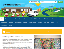 Tablet Screenshot of brookfieldsschool.com